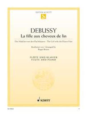Claude Debussy: Fille Aux Chevaux De Lin: Flöte mit Begleitung
