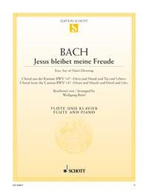 Johann Sebastian Bach: Jesus bleibet meine Freude: Flöte mit Begleitung