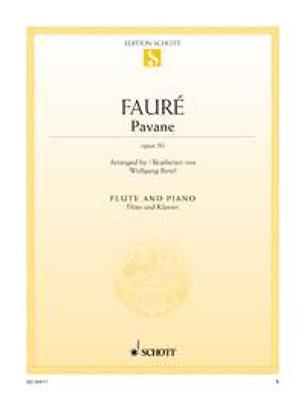 Gabriel Fauré: Pavane op. 50: Flöte mit Begleitung
