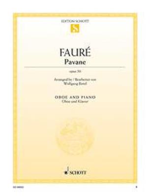 Gabriel Fauré: Pavane op. 50: Oboe mit Begleitung