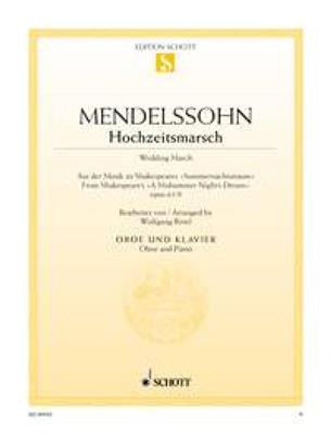 Felix Mendelssohn Bartholdy: Hochzeitsmarsch op. 61/9: Oboe mit Begleitung