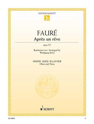 Gabriel Fauré: Après un rêve op. 7/1: Oboe mit Begleitung