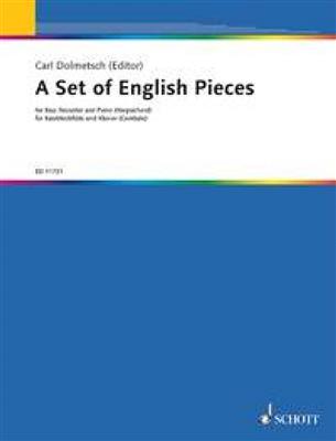 Set Of English Pieces: Altblockflöte mit Begleitung