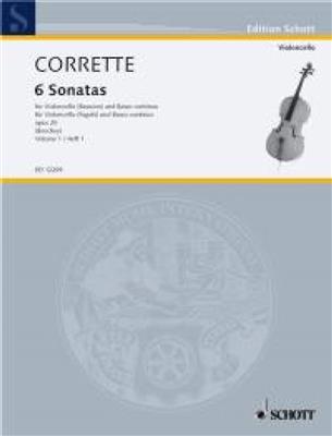 Michel Corrette: Les Délices de la Solitude op. 20 Vol. 1: Cello mit Begleitung