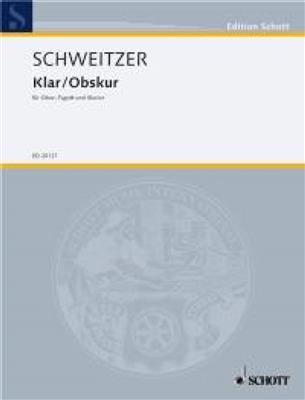 Benjamin Schweitzer: Klar/Obskur: Gemischtes Holzbläser Duett