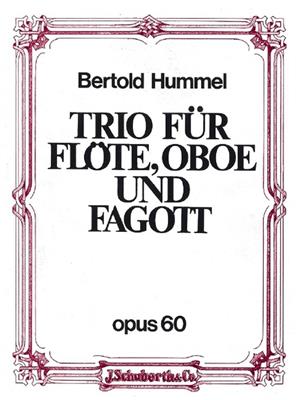 Bertold Hummel: Trio op. 60: Holzbläserensemble