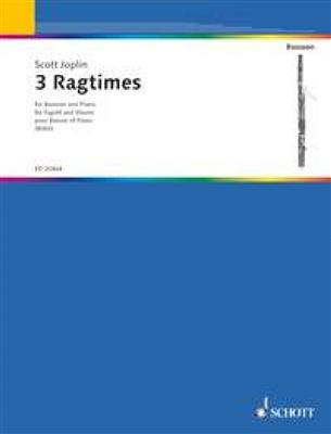 Scott Joplin: Three Ragtimes: (Arr. Wolfgang Birtel): Fagott mit Begleitung