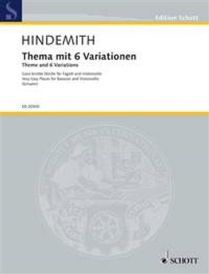 Paul Hindemith: Theme and 6 Variations: Fagott mit Begleitung