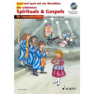 Die schönsten Spirituals & Gospels : (Arr. Klaus G. Koop): Sopranblockflöte