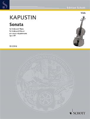 Nikolai Kapustin: Sonata Op. 69: Viola mit Begleitung