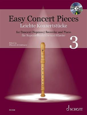 Easy Concert Pieces Band 3: (Arr. Elisabeth Kretschmann): Sopranblockflöte mit Begleitung