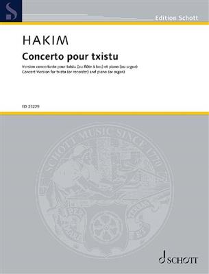 Naji Hakim: Concerto pour txistu: Sonstige Holzbläser