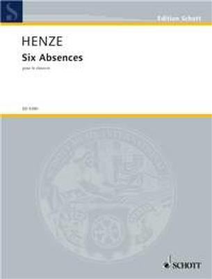 Hans Werner Henze: Six Absences: Cembalo