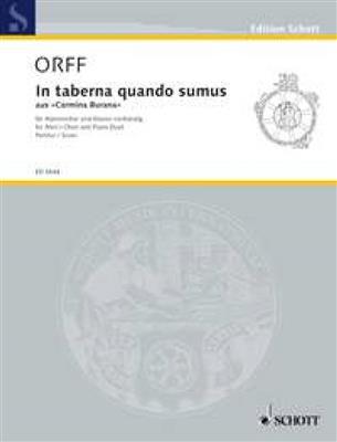 Carl Orff: In Taberna (from Carmina Burana) (KA): Männerchor mit Klavier/Orgel