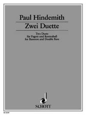 Paul Hindemith: Zwei Duette: Fagott Duett