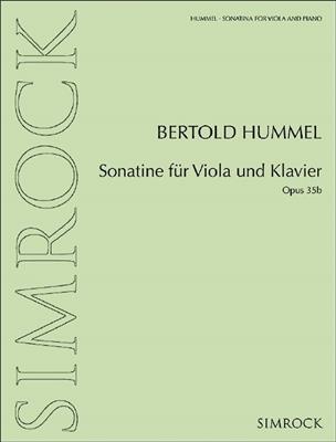 Bertold Hummel: Sonatina for viola and piano: Viola mit Begleitung