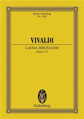 Antonio Vivaldi: Lauda Jerusalem RV 609: Streichorchester mit Solo