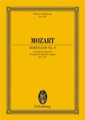 Wolfgang Amadeus Mozart: Serenade No 6 In D Major K 239: Orchester