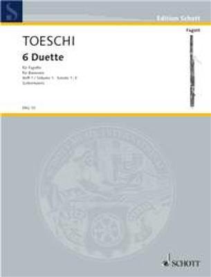 Carl Joseph Toeschi: Six Duets - Sechs Duette Vol. 1: Fagott Duett