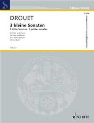 Louis Drouët: 3 Little Sonatas: Flöte mit Begleitung