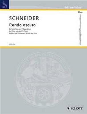 Enjott Schneider: Rondo oscuro: Flöte Ensemble