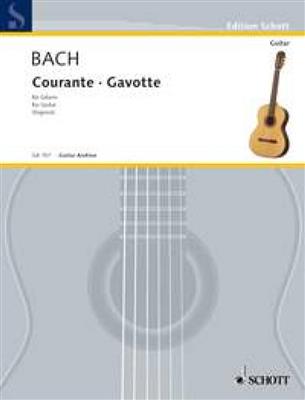 Johann Sebastian Bach: Courante Gavotte Git.: Gitarre Solo