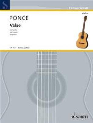 Manuel Ponce: Valse: Gitarre Solo