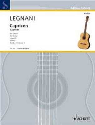 Luigi Legnani: Capricci In Tutte Le Tonal.Magg.E Min.Op.20 Vol.2: Gitarre Solo