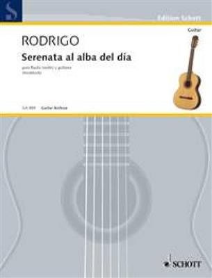 Joaquín Rodrigo: Serenade An Das Morgenrot Fl/Git: Flöte mit Begleitung