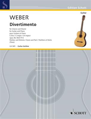 Carl Maria von Weber: Divertimento WeV P.13: Gitarre mit Begleitung