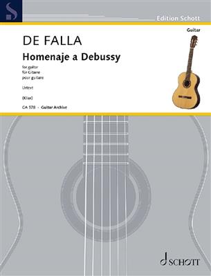Manuel de Falla: Homenaje a Debussy: Gitarre Solo