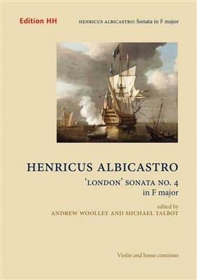 Henrico Albicastro: London' Sonata No 4 in F major: Violine mit Begleitung