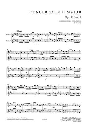 Joseph Bodin de Boismortier: Six concertos op. 38: Flöte Duett