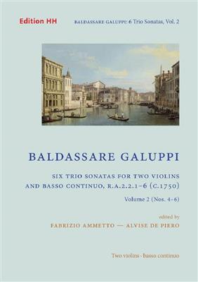 Baldassare Galuppi: Six trio sonatas Vol. 2 Volume 2: Violin Duett