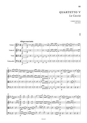 Carlo Monza: Six string quartets with titles: (Arr. Simone Laghi): Streichquartett