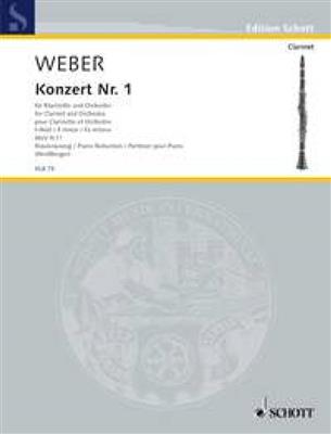 Carl Maria von Weber: Clarinet Concerto No. 1 F minor WeV N. 11: Orchester mit Solo