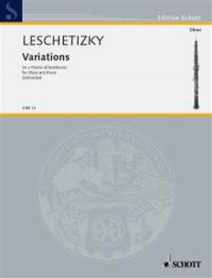 Theodor Leschetizky: Variations: Oboe mit Begleitung