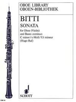 Martino Bitti: Sonata in C minor: Oboe mit Begleitung