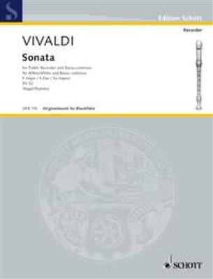 Antonio Vivaldi: Sonate F: Altblockflöte mit Begleitung