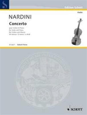 Pietro Nardini: Concerto in E Minor: Orchester mit Solo