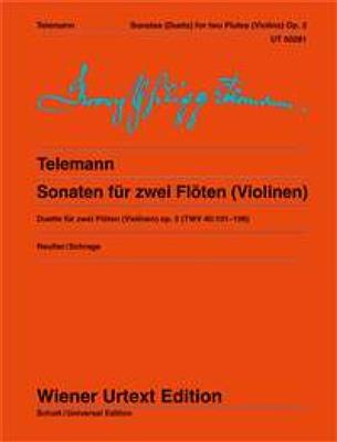 Georg Philipp Telemann: 6 Sonatas For 2 flutes: Flöte Duett