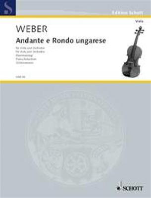 Carl Maria von Weber: Andante e Rondo Ungarese : Viola mit Begleitung
