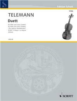 Georg Philipp Telemann: Duet in A major: Gemischtes Duett