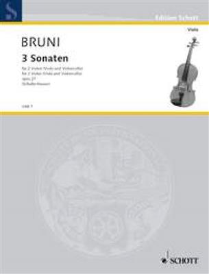 Antonio Bartolomeo Bruni: Sonaten(3) Opus 27 2Vla/Vcl.: Streichensemble