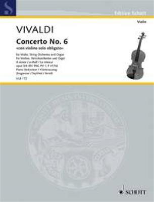 Antonio Vivaldi: Concerto No. 6 op. 3/6 RV 356, PV 1, F I/176: (Arr. Annette Seyfried): Streichorchester mit Solo