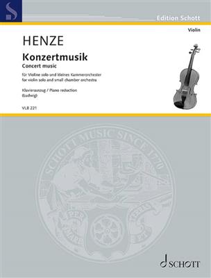 Hans Werner Henze: Konzertmusik: Kammerorchester