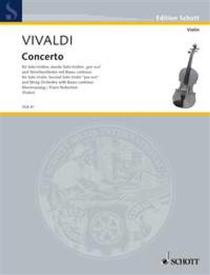 Antonio Vivaldi: Concerto A major PV 222-F.I No. 139 RV 552: Orchester