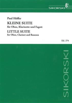 Paul Höffer: Kleine Suite: Holzbläserensemble