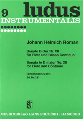 Johan Helmich Roman: Sonate Nr. 12: (Arr. Wilhelm Mohr): Flöte mit Begleitung