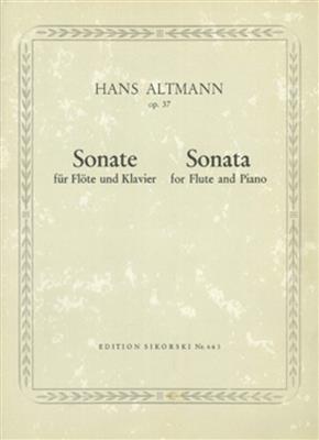 Hans Altmann: Sonate: Flöte mit Begleitung